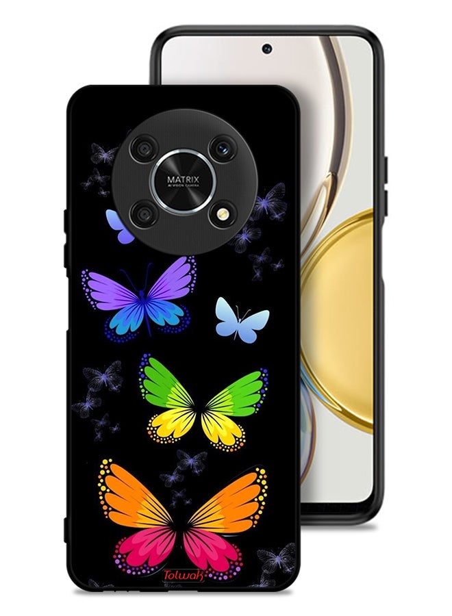 Tolwak Honor X30 5G Protective Case Cover Colorful Butterflies - Image 1