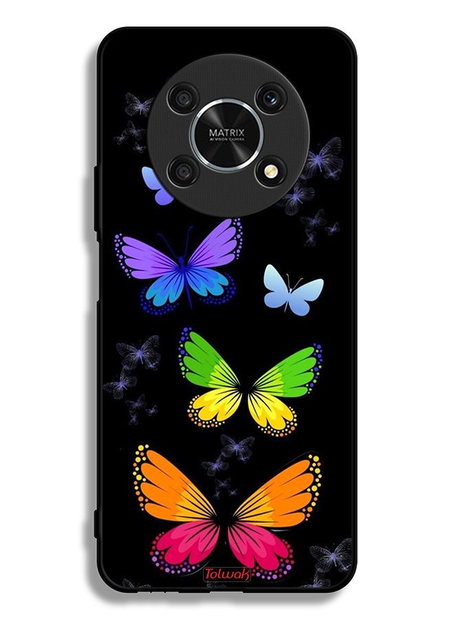 Tolwak Honor X30 5G Protective Case Cover Colorful Butterflies - Image 2