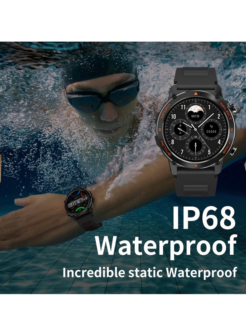 Z136 Sports Watch with AMOLED Display Outdoor Waterproof Design and Smart Health Monitoring - Image 2