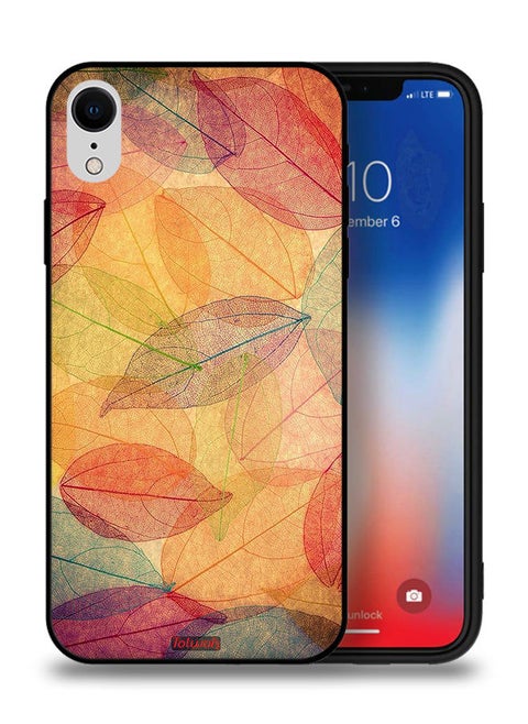 Apple iPhone XR Protective Case Leaves Abstract Digital Art