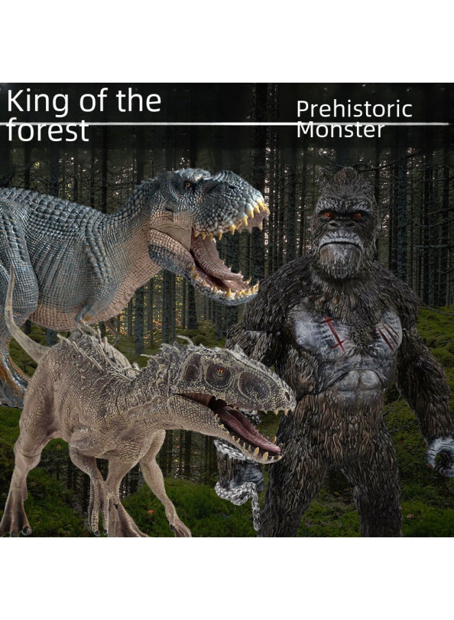 Children's Toys Dinosaur Century Dinosaur Toy King Dragon Tyrannosaurus Tyrannosaurus Spinosaurus Fast Raptors Model Handset-Color:Jzd031 Indominus Rex - Image 2