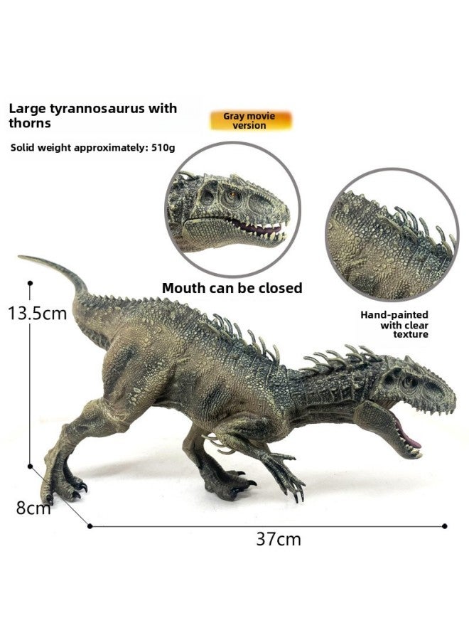 Children's Toys Dinosaur Century Dinosaur Toy King Dragon Tyrannosaurus Tyrannosaurus Spinosaurus Fast Raptors Model Handset-Color:Jzd031 Indominus Rex - Image 1