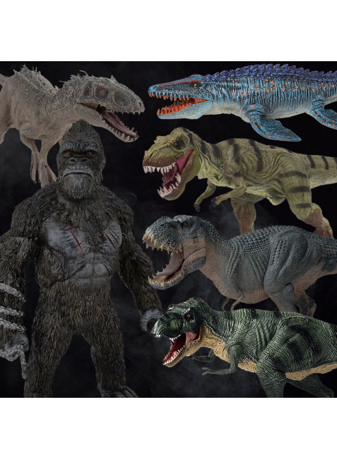 Children's Toys Dinosaur Century Dinosaur Toy King Dragon Tyrannosaurus Tyrannosaurus Spinosaurus Fast Raptors Model Handset-Color:Jzd031 Indominus Rex - Image 3