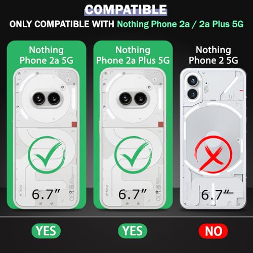 TheGiftKart Ultra-Hybrid Crystal Clear Back Case Cover for Nothing Phone 2A / 2A Plus 5G | Shockproof Design | Hard Back Cover Case for Nothing Phone 2A / 2A Plus 5G (PC & TPU, Transparent) - Image 2
