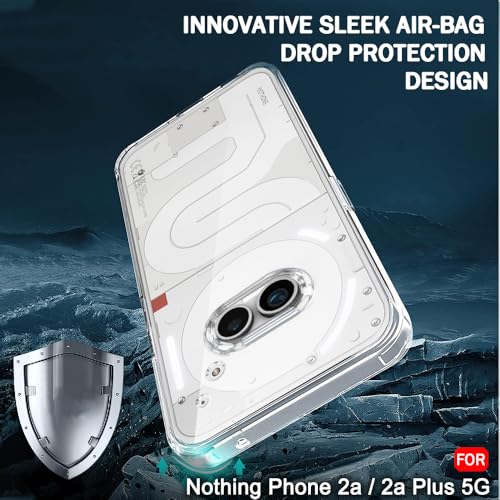 TheGiftKart Ultra-Hybrid Crystal Clear Back Case Cover for Nothing Phone 2A / 2A Plus 5G | Shockproof Design | Hard Back Cover Case for Nothing Phone 2A / 2A Plus 5G (PC & TPU, Transparent) - Image 4