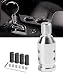 SUJADE YAKEFLY Universal Gear Shift Knob AdapterAluminum Alloy Automatic Shifter Adapter Car AdapterShifter Boot Retainer Stick Connector for NonThreaded Manual M12x125 Silver 299PDTPJ001 - Image 2
