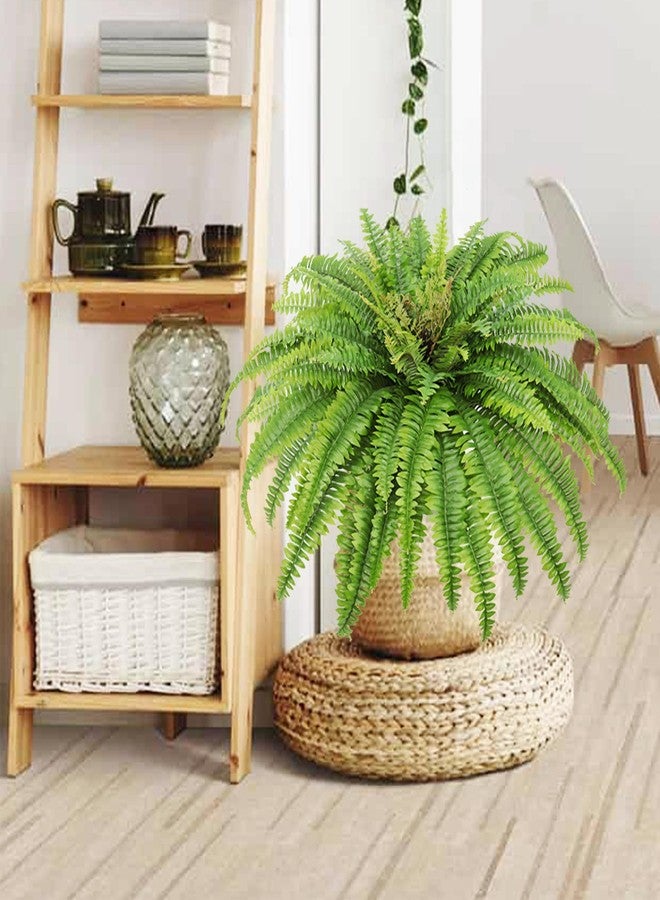 Galebeiren Artificial Ferns for Outdoors & Indoors, 45" Large Faux Ferns 57 Fronds Fake Boston Fern Plant for Planter Garden Porch Entrance Home Windowsill Yards Farmhouse Decoraction (1 Stem) - Image 5