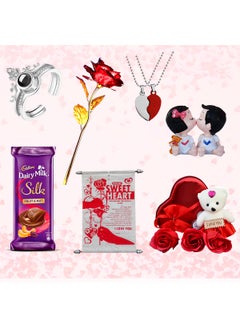Saugat Traders Saugat Traders Valentine Gifts Combo For 7 Days Week Gift Set For Girlfriend - Boyfriend|Romantic Combo Set For On Valentine's Day Week For Couples - Chocolate, 50 Gram  - Image 1
