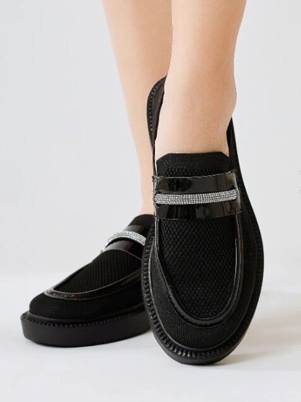 Hagpay Special Flexible Knitwear and Stone Detailed Women's Leopard Shoes  - Image 2