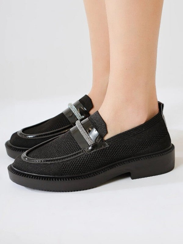 Hagpay Special Flexible Knitwear and Stone Detailed Women's Leopard Shoes  - Image 3