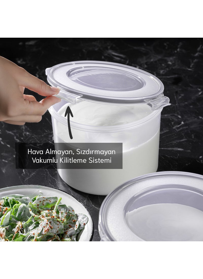 Vacuum Yogurt Kefir Fermentation Container with Lid - Leak Proof Seal Storage Container 2.5 Lt - pzsku/Z3E296E0FCB6A7ADD5622Z/45/_/1726147144/99e0cf42-c87f-4e95-bdb5-9930598456fd