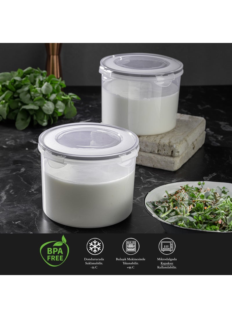 Vacuum Yogurt Kefir Fermentation Container with Lid - Leak Proof Seal Storage Container 2.5 Lt - pzsku/Z3E296E0FCB6A7ADD5622Z/45/_/1726147162/3e47f5a7-52ad-4efc-909b-bc45860a5dfa