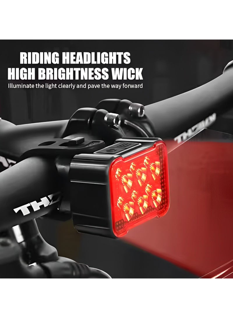 Maanys Ultra-Bright Scooter Light Set, USB Rechargeable Front & Rear LED Lights, Waterproof Safety Headlight & Tail Light for Night Riding With 4 Modes, Easy to Install for Electric & Kick Scooters - Image 4