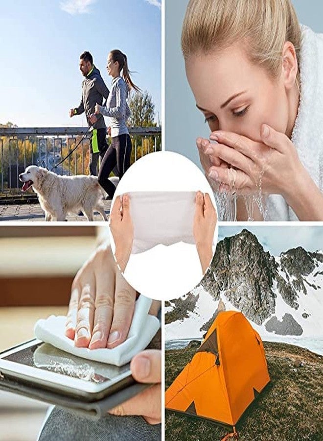 DAIDSUKE RAGHUVIR (PACK OF 10) Emergency Pocket hankey Small Towel For Travelling Magic Chocolate Shape Tablet Tissue Paper Disposable Water Wet Wipe Napkin For Travel - Image 4
