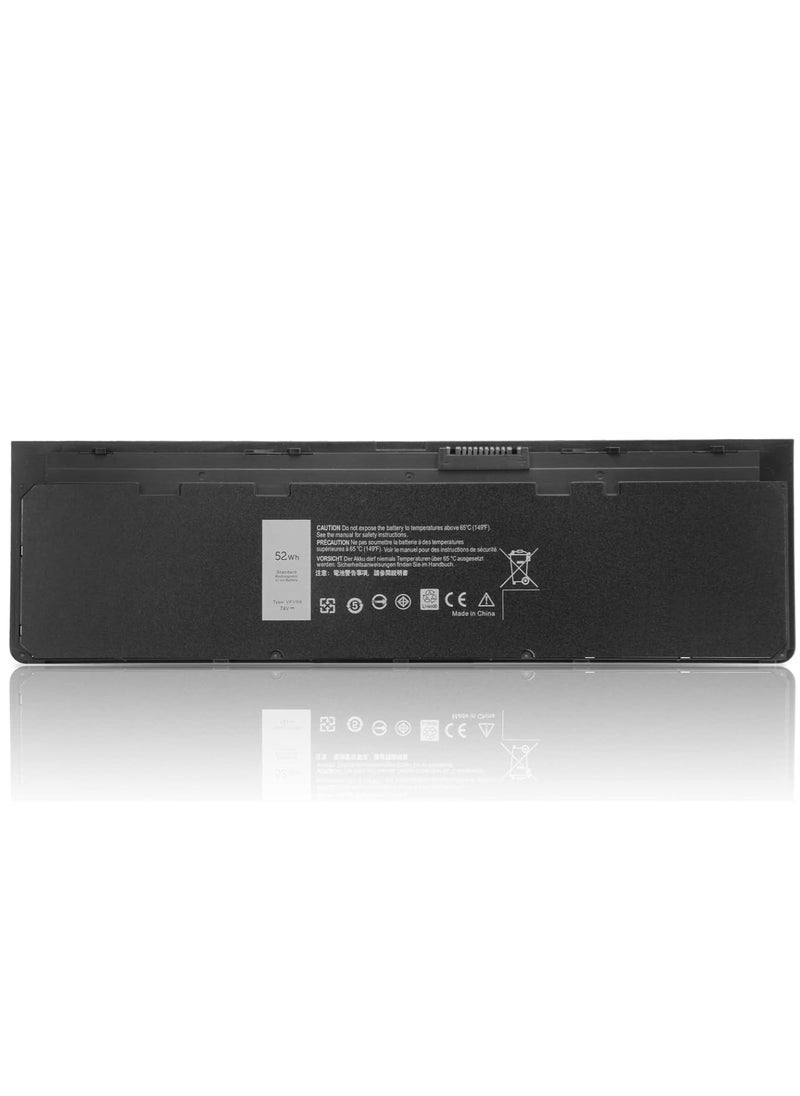Generic - Replacement Laptop Battery 7.4V 52WH VFV59 for Dell Latitude E7240 E7250 Notebook Series E7250 GVD76 WD52H F3G33 HJ8KP 451-BBFX 451-BBFW - Image 1