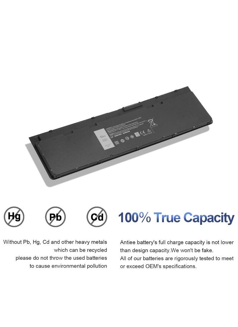 Generic - Replacement Laptop Battery 7.4V 52WH VFV59 for Dell Latitude E7240 E7250 Notebook Series E7250 GVD76 WD52H F3G33 HJ8KP 451-BBFX 451-BBFW - Image 1