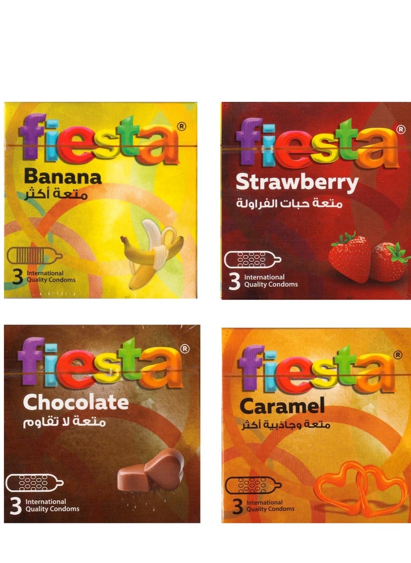 Fiesta فييستا مجموعة واقي ذكري اطعمة مختلفة - 4 عبوة 3 قطع - pzsku/Z3E29B0F3DE66B433BFA2Z/45/_/1717943340/70195d5f-389d-4ce8-b49d-656972fda39a