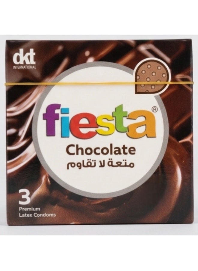 Fiesta condom Flavors Set - 4 Box 3 Pieces - Image 4