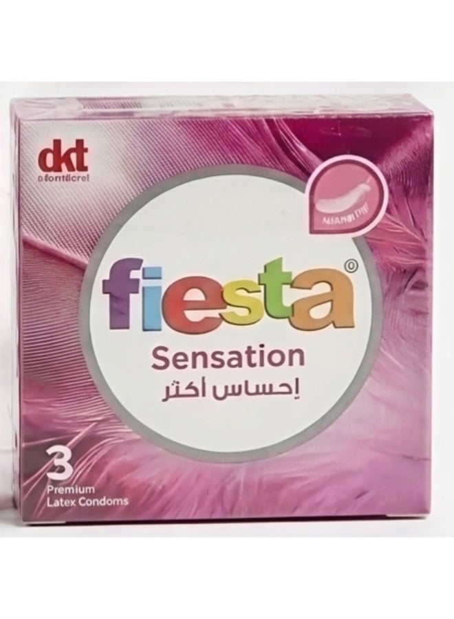 Fiesta condom Flavors Set - 4 Box 3 Pieces - Image 5
