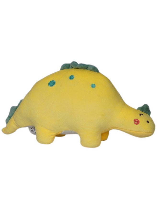 ERRECOM ERRECOM Dinosaur Stuffed Animal Cute Dinosaur 9 Inch Dinosaur Plush Toys Adorable Soft Dinosaur Toy for Kids Baby Birthday Party Favors Yellow  - Image 3