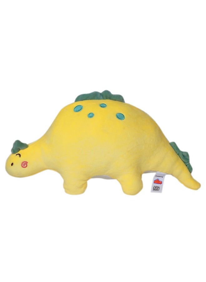 ERRECOM ERRECOM Dinosaur Stuffed Animal Cute Dinosaur 9 Inch Dinosaur Plush Toys Adorable Soft Dinosaur Toy for Kids Baby Birthday Party Favors Yellow  - Image 2