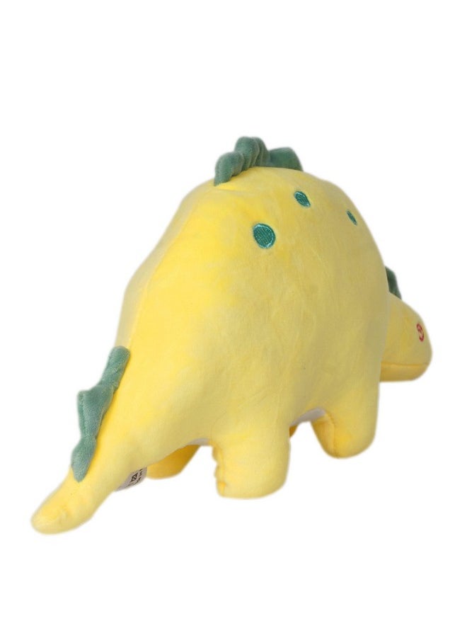 ERRECOM ERRECOM Dinosaur Stuffed Animal Cute Dinosaur 9 Inch Dinosaur Plush Toys Adorable Soft Dinosaur Toy for Kids Baby Birthday Party Favors Yellow  - Image 4