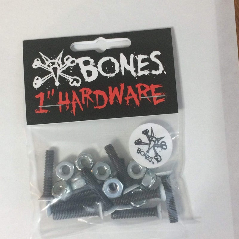 Bones 1-Inch Skateboard Mounting Hardware - Image 1