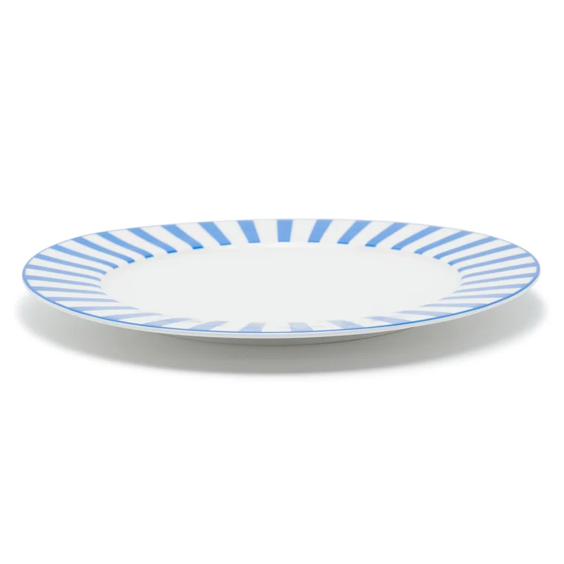 Coincasa Coincasa Striped New Bone China Dinner Plate