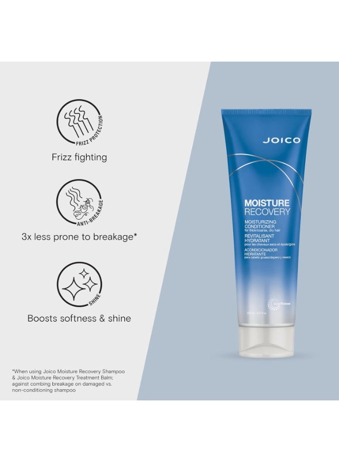 Joico Moisture Recovery Moisturizing Conditioner For Thick-Coarse, Dry Hair 250ml - Image 2