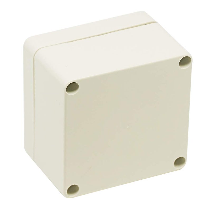 Zulkit Junction Box ABS Plastic Dustproof Waterproof IP65 Universal Electrical Boxes Project Enclosure Gray 3.3 x 3.2 x 2.2 inch (83 x 81 x 56 mm) - Image 3