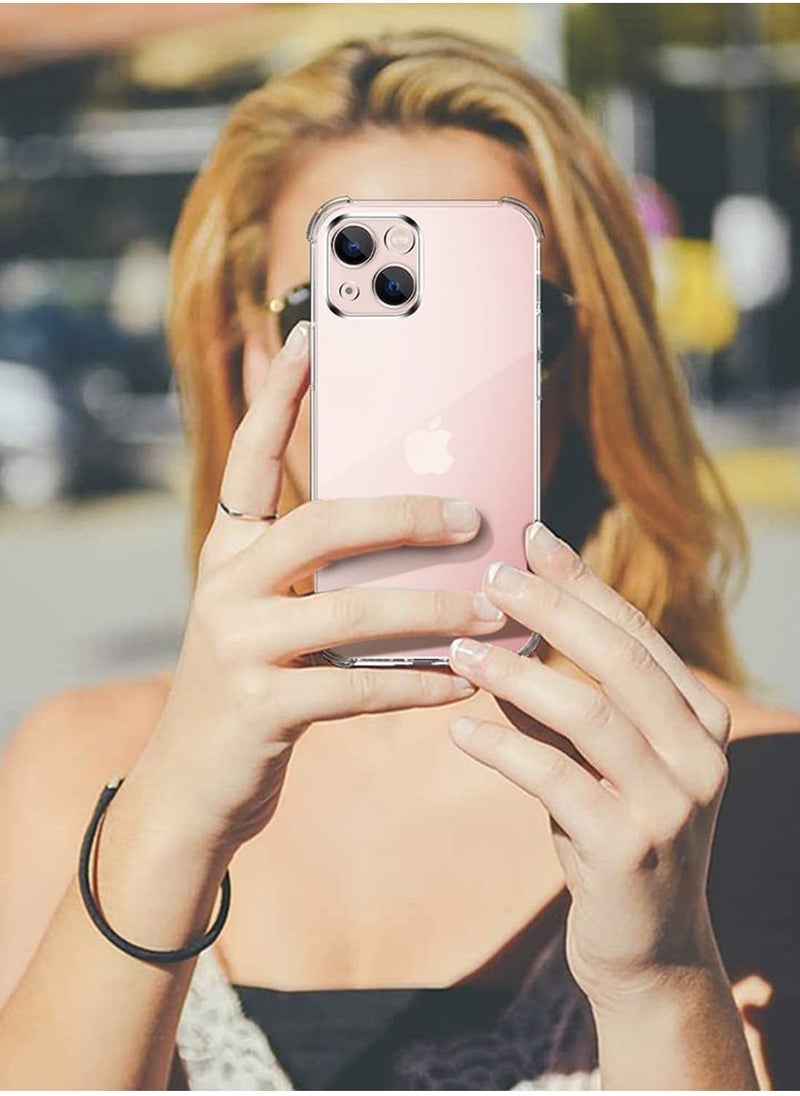 ELTRAZONE (1+2Pcs) Lukione Compatible with iPhone 14 Case Screen Protector Tempered Glass Protector Clear Transparent Cover Anti-Scratch for Apple 14 Case (IPhone 14) - Image 4