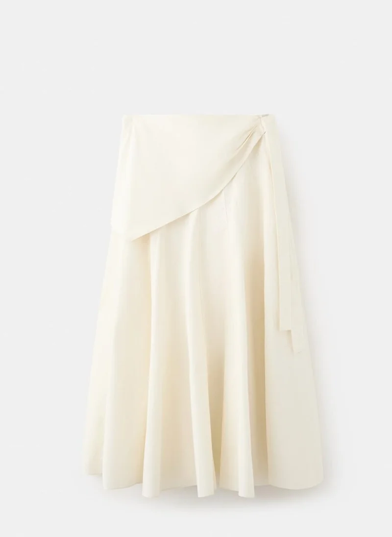 MANGO  A-line skirt with handkerchief detail for Women | Best Price UAE
