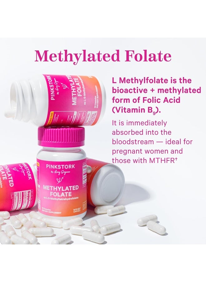 Pink Stork Methylated Folate Dietary Supplement for Women - Image 2