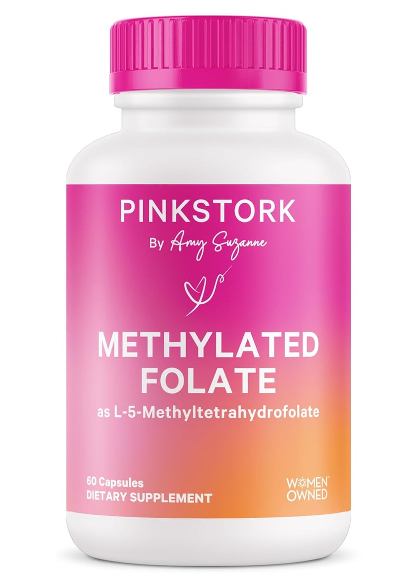 Pink Stork Methylated Folate Dietary Supplement for Women - Image 1