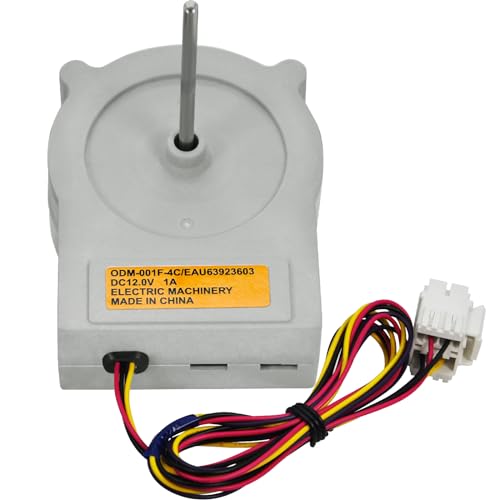 Zhenx EAU63923603 Refrigerator Evaporator Fan Motor Assembly, Compatible with LG and Kenmore Refrigerators, Replacement for EAU65058305, AP6317197, PS12383671, EAP12383671,PD00045140, DC 12.0 V/1.0 A - Image 1