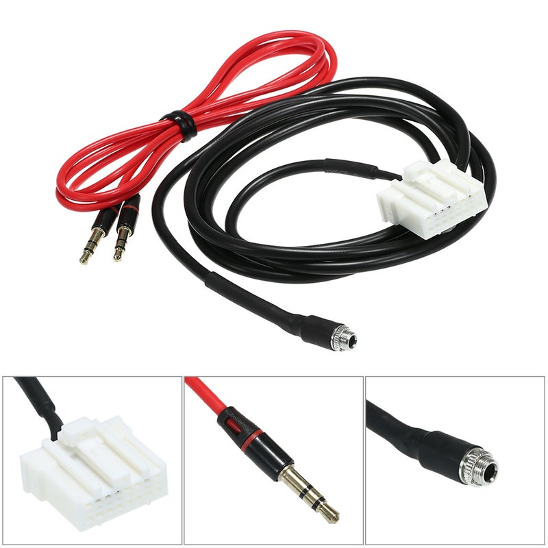 AUX Audio Cable Female Adapter Radio Stereo Kit Fit for Mazda 2 3 5 6 - Image 5