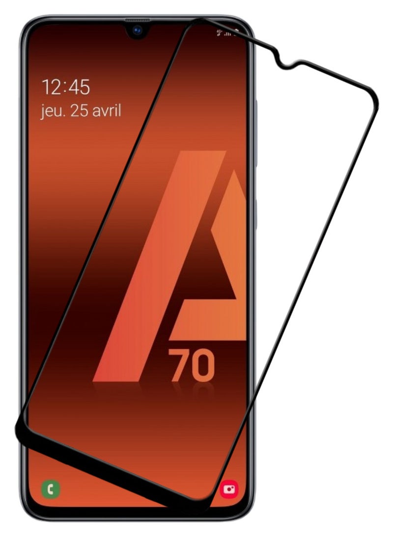 ACLIX Antistatic ESD Dustproof Premium Quality High Definition Tempered Glass Screen Protector Designed For Samsung Galaxy A70 - Image 1