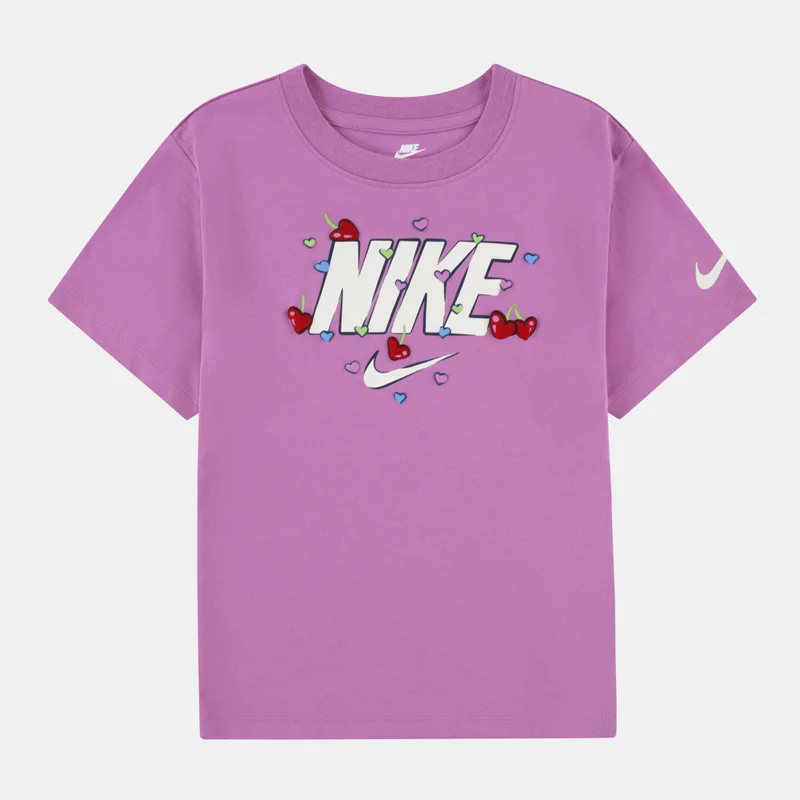 نايكي Kids' Cherry Boxy T-Shirt