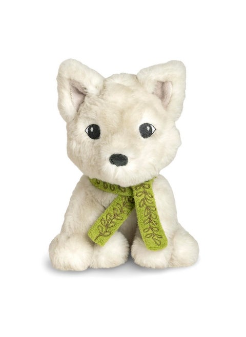 Compendium - an Adorable Stuffed Arctic Fox Plush, Companion to The Book Why Not?, 5.25" L x 5.75" W x 8" H