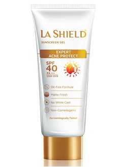 La Shield La Shield  Mineral Based Sunscreen Gel  Suitable For All Skin Types, 50 Grams  - Image 1