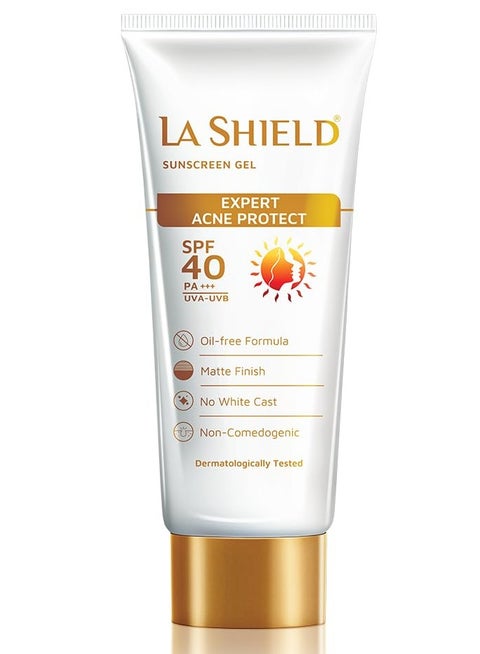 La Shield  Mineral Based Sunscreen Gel  Suitable For All Skin Types, 50 Grams
