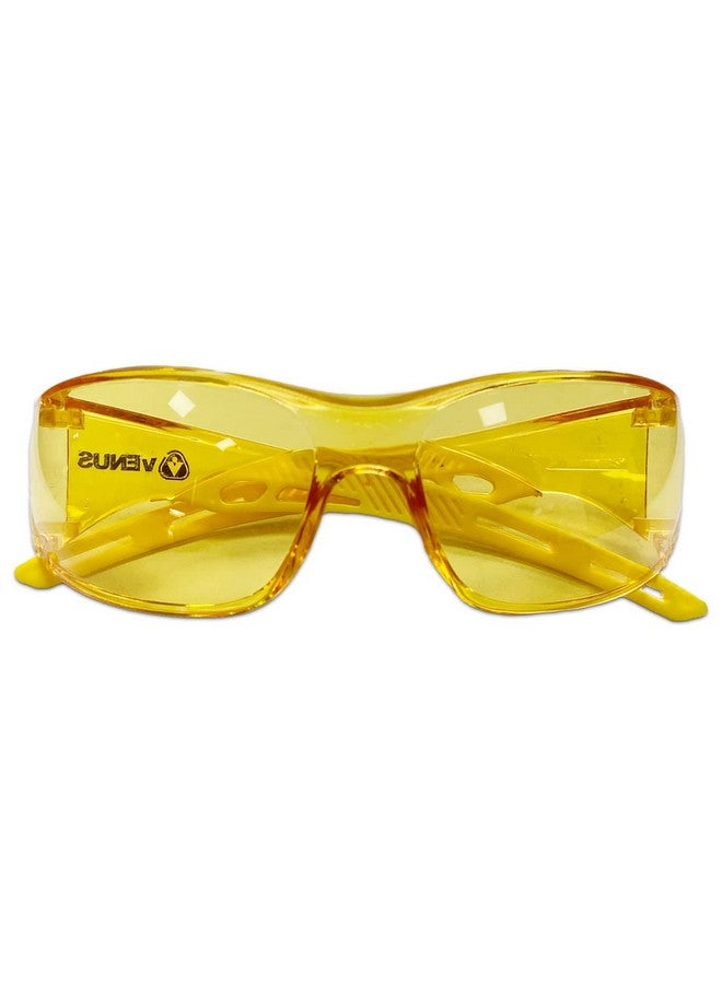 Venus VENUS E-306 AHC ISI Certified Safety Goggles, Polycarbonate lens, Hard Coated Eye Protection Glasses, Anti-Scratch Safety Glasses, Night Vision Glasses, Industrial, Bike riding, Cycling & Car Driving - Image 2