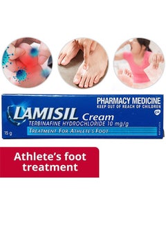 LAMISIL Athletes Foot Cream, Give Skin a Super Smooth Finish And A Healthy Glow, Original Formula Contains Antibacterial Properties To Help Fight Infection In Broken Skin, Protect The Damaged Epidermis  - Image 1