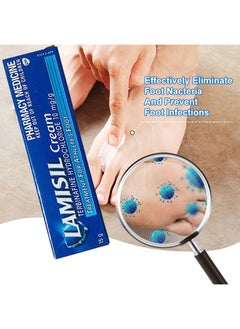 LAMISIL Athletes Foot Cream, Give Skin a Super Smooth Finish And A Healthy Glow, Original Formula Contains Antibacterial Properties To Help Fight Infection In Broken Skin, Protect The Damaged Epidermis  - Image 3