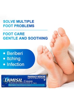 LAMISIL Athletes Foot Cream, Give Skin a Super Smooth Finish And A Healthy Glow, Original Formula Contains Antibacterial Properties To Help Fight Infection In Broken Skin, Protect The Damaged Epidermis  - Image 4