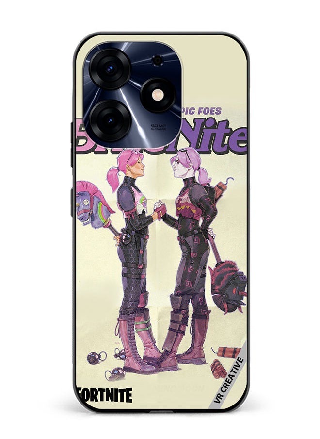 VR CREATIVE - Protective Case Cover For Tecno Spark 10 Pro Bright Bomber Design Multicolour - Image 1