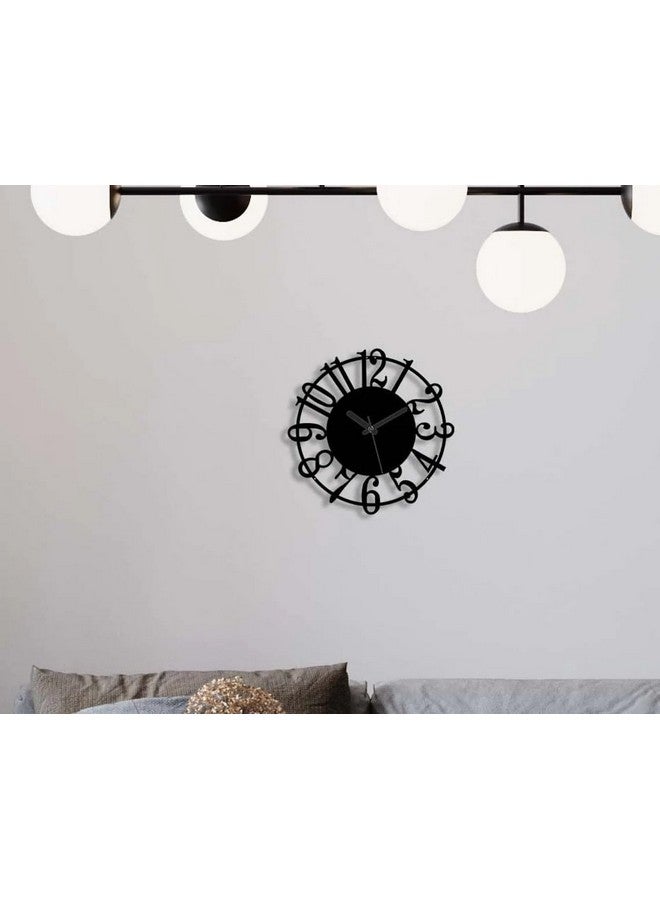 Hometrix Interior HUB Antique Metal Wall Clock for Home| Big Size Modern Decorative Wall Watch for Home Decor (40 CM) DA-101 - Image 1