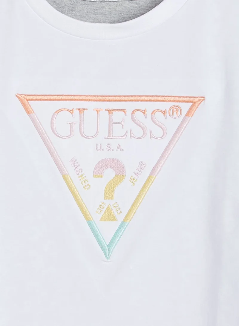 GUESS Kids Embroidered Logo Dress