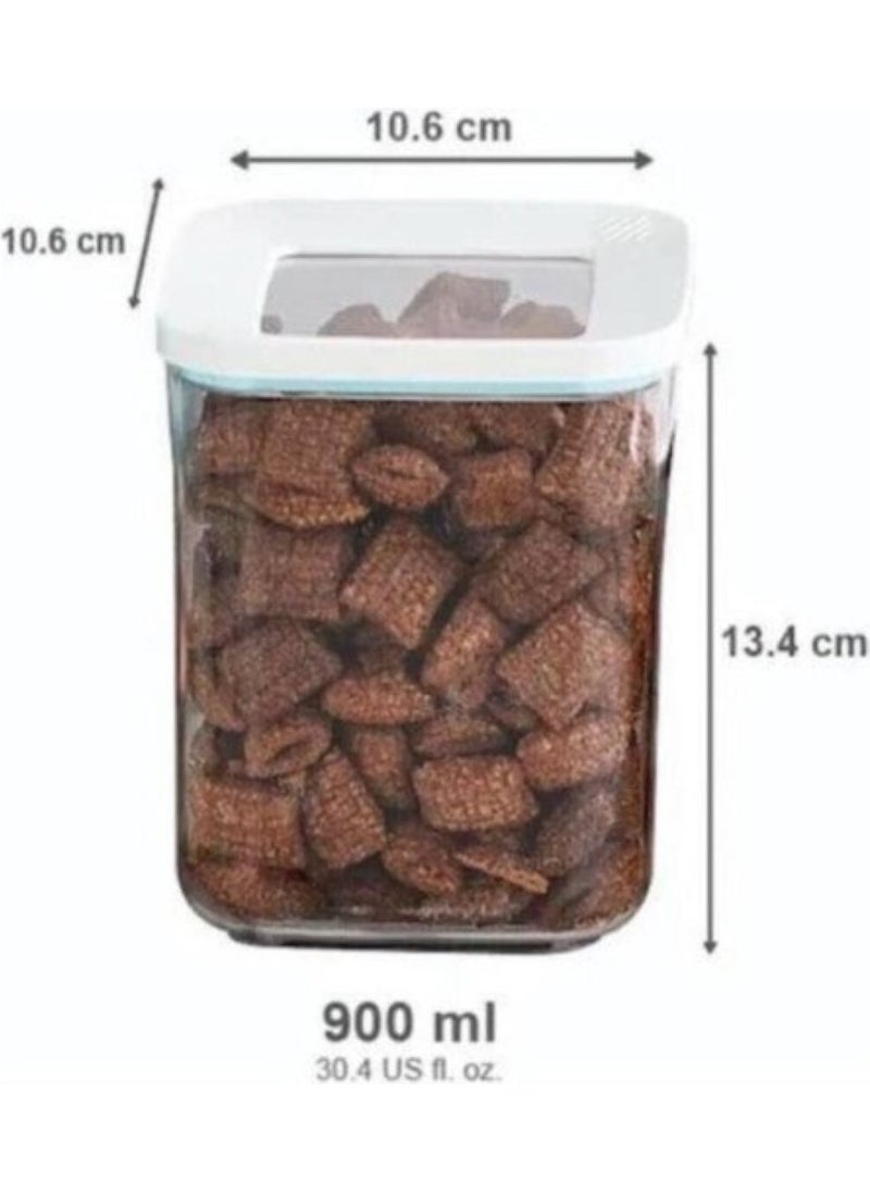 Square Spice Jar Food Storage Container 900ML - pzsku/Z3E2ACE392BABAF7B428EZ/45/_/1730607750/55ca4b8f-d0d6-4e19-8d32-c184ea981032