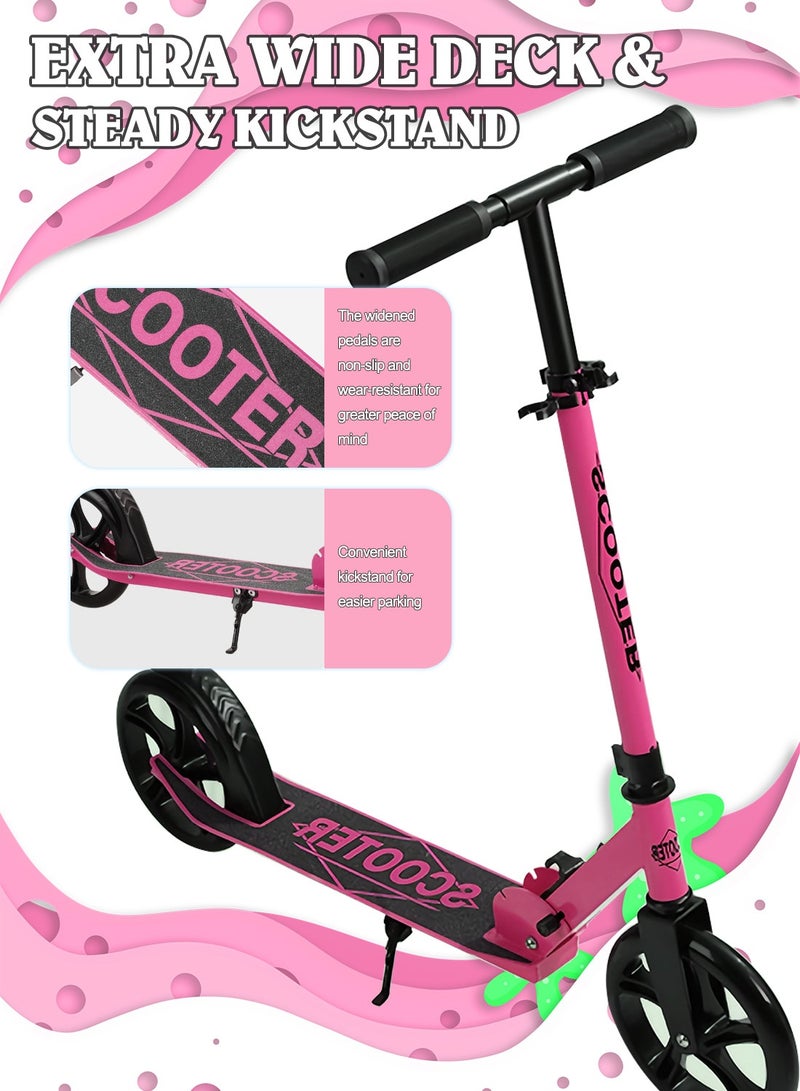 MaBaby Kick Scooter for Kids, Foldable Scooter 2 Wheels with Adjustment Handlebar, for 7-18 Years Boys and Girls - Image 5